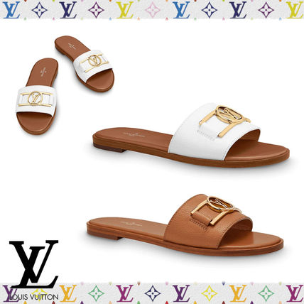 Louis Vuitton 2020 SS Lock It Flat Mules 1A64ZO 1A650I 