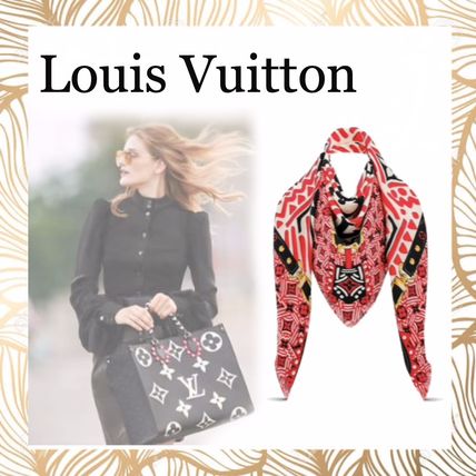 Louis Vuitton 2020 21AW Monogram Wool Silk Elegant Style 