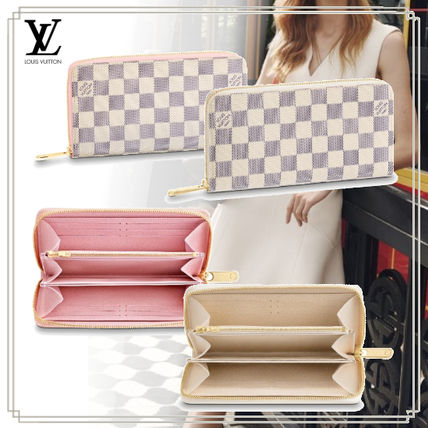 Louis Vuitton ZIPPY WALLET 2019 20AW Other Plaid Patterns Canvas Blended Fabrics Bi color 