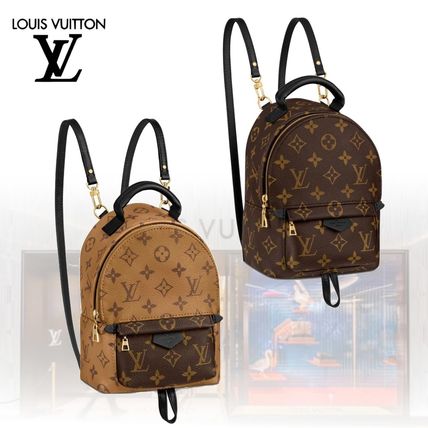 Louis Vuitton MONOGRAM Monogram Casual Style Calfskin Leather Backpacks M44873 