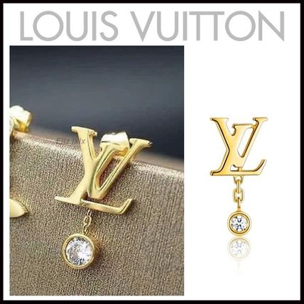 Louis Vuitton 2019 SS Idylle Blossom Lv Ear Stud Yellow Gold And Diamond Q96495 