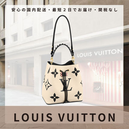 Louis Vuitton NEONOE 2020 21AW Monogram Casual Style Blended Fabrics 3WAY Leather M56889 