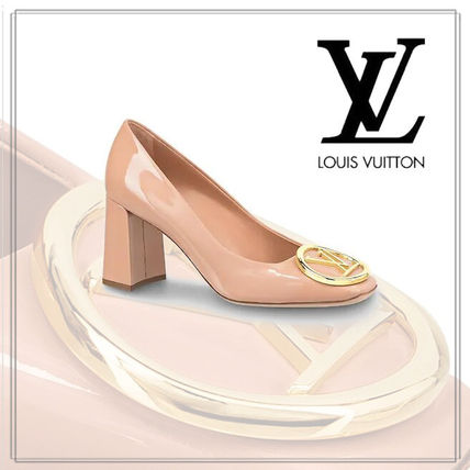 Louis Vuitton 2020 21AW Plain Elegant Style Logo High Heel Pumps  Mules 