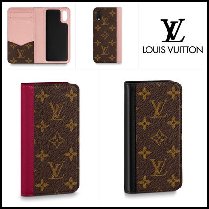Louis Vuitton MONOGRAM Unisex Leather iPhone X iPhone XS Smart Phone Cases M68687 M68685 M68686 