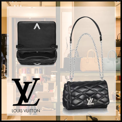 Louis Vuitton 2020 SS Monogram 2WAY Chain Plain Elegant Style Crossbody Logo M50216       