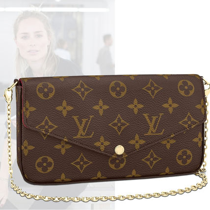 Louis Vuitton 2020 SS Monogram Casual Style Canvas 2WAY Leather Elegant Style Logo 
