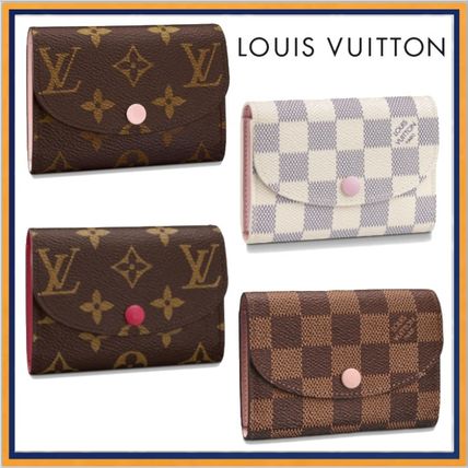 Louis Vuitton Monogram Unisex Canvas Leather Folding Wallet Logo N61276 N64423 M41939 M62361 