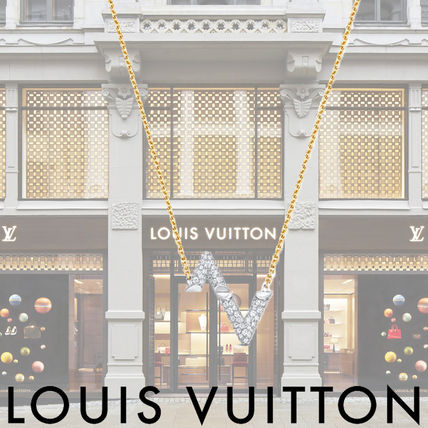 Louis Vuitton 2020 21AW Unisex 18K Gold Necklaces  Pendants Q93810 