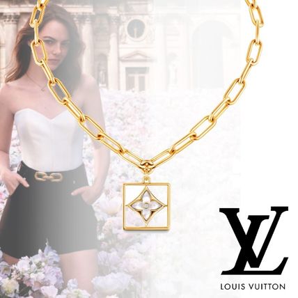Louis Vuitton MONOGRAM Chain 18K Gold Elegant Style Formal Style Fine Q94466 