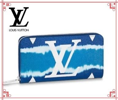 Louis Vuitton Monogram Unisex Leather Logo Long Wallets M68841 