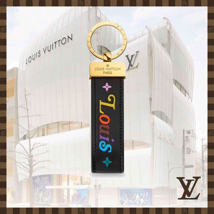 Louis Vuitton 2019 SS Flower Patterns Unisex Street Style Plain Leather Logo M63746 