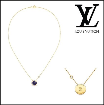 Louis Vuitton 2020 SS Chain 18K Gold Elegant Style Necklaces  Pendants Q93611 