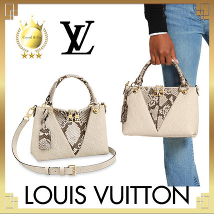 Louis Vuitton MONOGRAM EMPREINTE 2020 SS Monogram Casual Style 2WAY Leather Office Style Python 