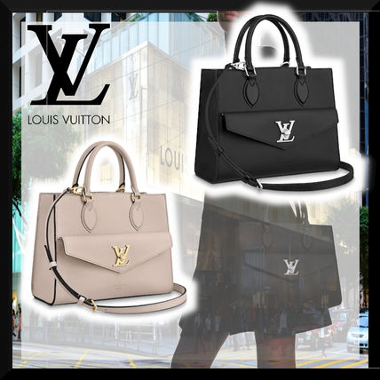 Louis Vuitton 2020 21AW Leather Logo Totes M56097 M56401 