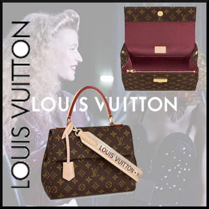 Louis Vuitton MONOGRAM 2020 Cruise Monogram Blended Fabrics 2WAY Elegant Style Handbags S191109S3 