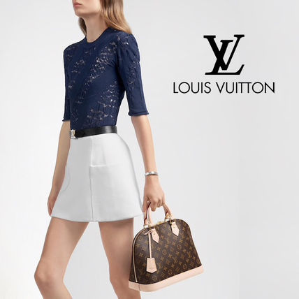 Louis Vuitton Monogram 2WAY Leather Handbags M53151 