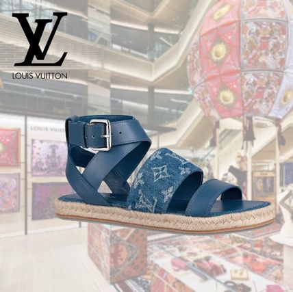 Louis Vuitton MONOGRAM 2020 SS Starboard Espadrille Sandal 1A7RCV 