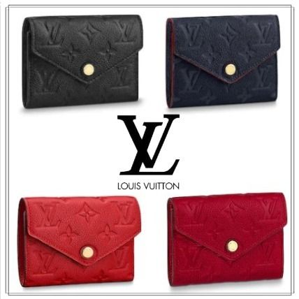 Louis Vuitton MONOGRAM EMPREINTE 2020 SS Monogram Leather Logo Coin Cases 