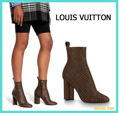 Louis Vuitton MONOGRAM Monogram Ankle  Booties Boots 1A5NXJ 