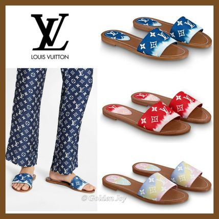 Louis Vuitton 2020 SS Lv Escale Lock It Flat Mule 1A7TP0 1A7TNC 1A7TO6 