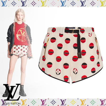 Louis Vuitton 2020 21AW Printed Pants Short Dots Monogram Casual Style Silk 1A842N 