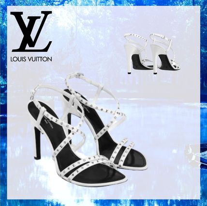 Louis Vuitton 2020 SS Monogram Casual Style Leather Elegant Style Logo Sandals 1A7RXP 