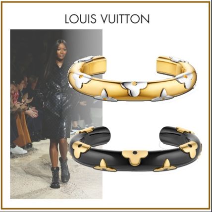 Louis Vuitton MONOGRAM Blended Fabrics Flower Elegant Style Bracelets 