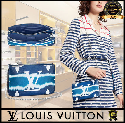 Louis Vuitton 2020 SS Monogram Casual Style Chain Leather Elegant Style Crossbody 