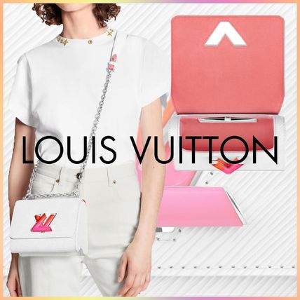 Louis Vuitton TWIST 2020 SS Blended Fabrics 3WAY Bi color Chain Plain Leather M56108 