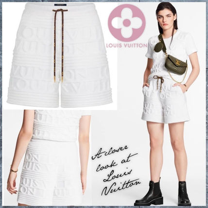 Louis Vuitton 2020 21AW Short Casual Style Wool Plain Elegant Style Shorts 1A83EA 
