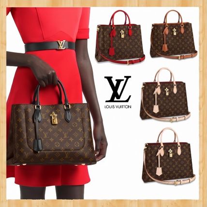 Louis Vuitton MONOGRAM 2019 20AW A4 2WAY Plain Leather Party Style Office Style Elegant Style M43551 M43553 M43770 M43550 