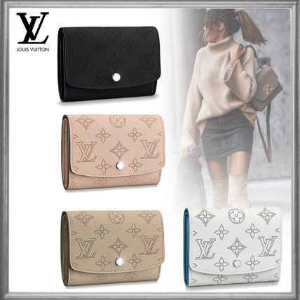 Louis Vuitton MAHINA 2018 SS Iris Compact Wallet M62542 M62541 M62540 M69213 