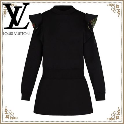 Louis Vuitton Flower Patterns Casual Style Silk Nylon Long Sleeves Plain 1A5RIU 