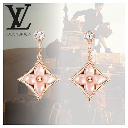 Louis Vuitton MONOGRAM 2020 21AW Flower Party Style 18K Gold Elegant Style Fine Q96667 