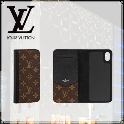 Louis Vuitton Unisex Blended Fabrics iPhone XS Max Smart Phone Cases M68692 