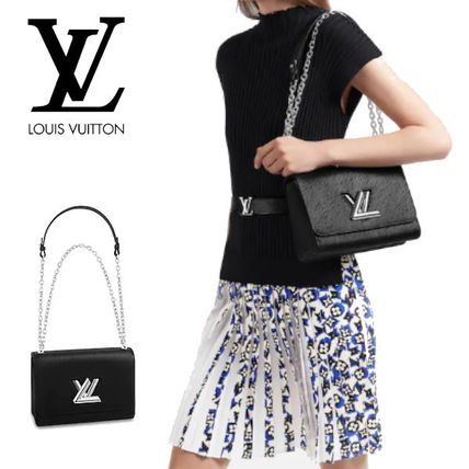 Louis Vuitton TWIST Casual Style 2WAY Plain Leather Party Style Elegant Style M50282 