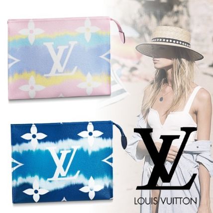 Louis Vuitton MONOGRAM 2020 SS Monogram Unisex Canvas Street Style Tie dye Leather Logo 