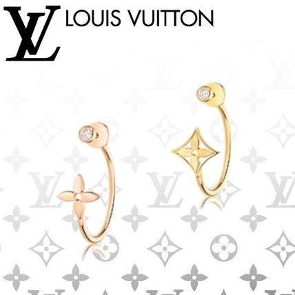Louis Vuitton 2020 SS Idylle Blossom Small Hoop Earring Pink Gold And Diamond Q96334 Q96332 