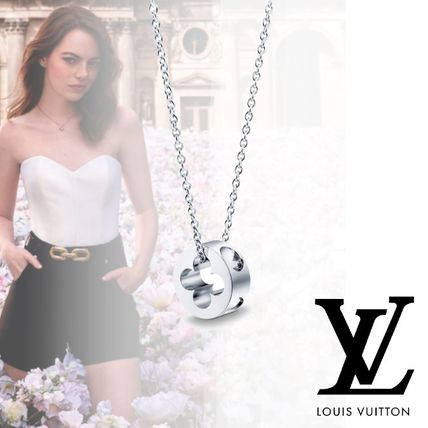 Louis Vuitton MONOGRAM Empreinte Pendant White Gold Q93675 