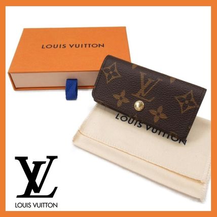Louis Vuitton MONOGRAM 2020 SS Monogram Plain Leather Logo Keychains  Bag Charms M69517 
