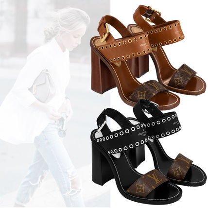 Louis Vuitton 2020 21AW Monogram Casual Style Blended Fabrics Leather Elegant Style 