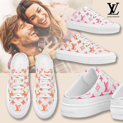 Louis Vuitton 2020 SS Monogram Lace up Casual Style Street Style Elegant Style 