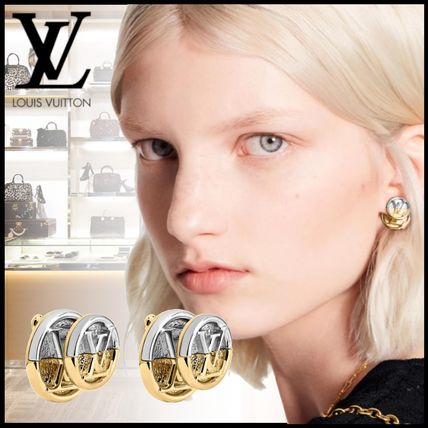 Louis Vuitton 2020 SS Silver Elegant Style Earrings M69664 