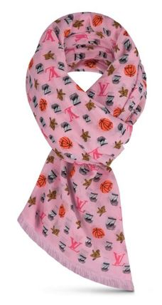 Louis Vuitton Jonas Wood X Louis Vuitton Monogram Stole M76059 