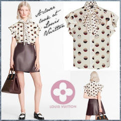 Louis Vuitton 2020 21AW Short Casual Style Silk Short Sleeves Party Style 1A842W 