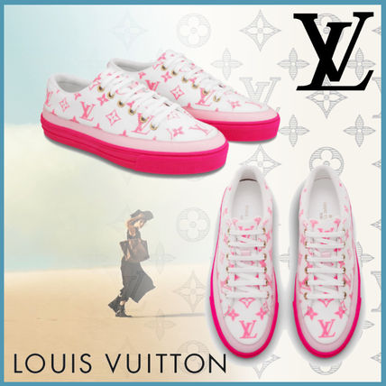 Louis Vuitton MONOGRAM 2020 SS Monogram Round Toe Rubber Sole Casual Style Logo 1A65TG 