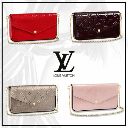 Louis Vuitton Monogram Casual Style Calfskin 2WAY Chain Plain Leather M64358 M68648 M61267 M61293 