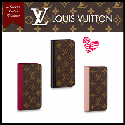 Louis Vuitton MONOGRAM Monogram Unisex Leather iPhone X iPhone XS Logo M68687 M68686 M68685 