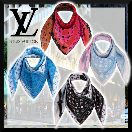 Louis Vuitton 2020 21AW Monogram Casual Style Silk Elegant Style Logo M76348 M76347 M76146 M76145 