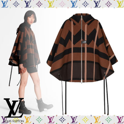 Louis Vuitton 2020 SS Graphic Hooded Cape 1A60JQ 